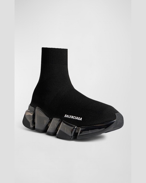 Speed 2.0 Knit Clear-Sole Sneakers