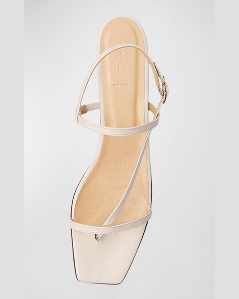 Ella Leather Thong Slingback Sandals