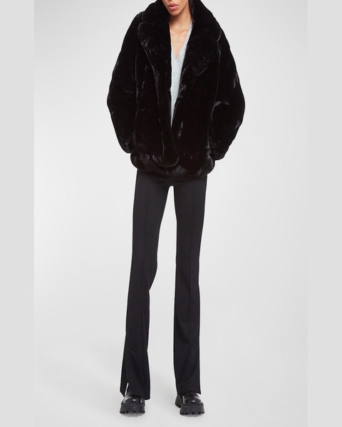 Milly Faux Fur Short Coat