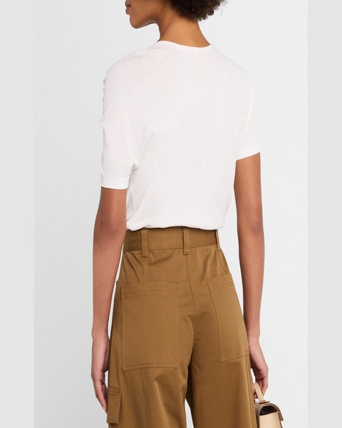 Liz Short-Sleeve Twist Top