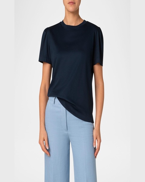 Straight Cotton Jersey T-Shirt