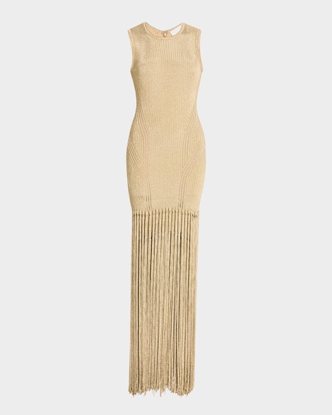 Sydney Sparkly Fringe Maxi Dress