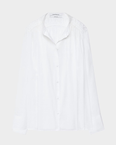 Gathered Voile Blouse