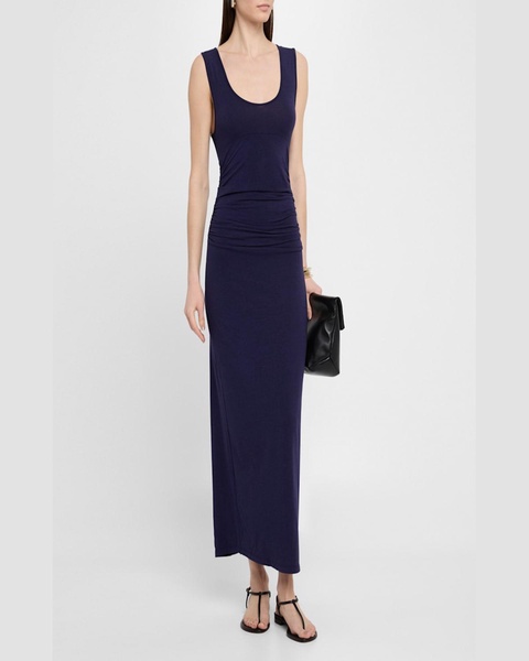 Ruched Maxi Tank Dress