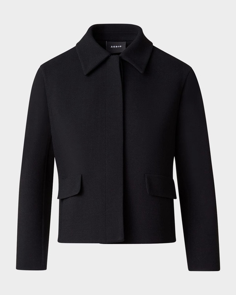 Timo Wool Crepe Short Jacket