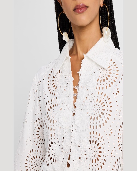 Andie Floral Eyelet Mini Dress