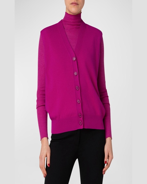 V-Neck Cashmere Oversized Vest