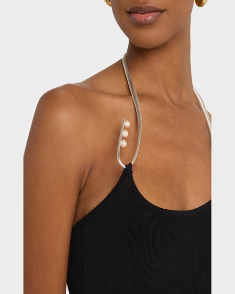 Levitate Column Knit Pearl Dress