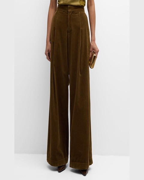 Andrew Wide-Leg Corduroy Pants