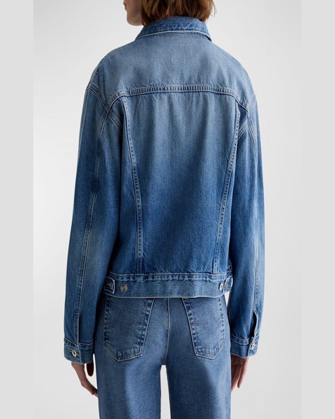 Ramie Denim Jacket