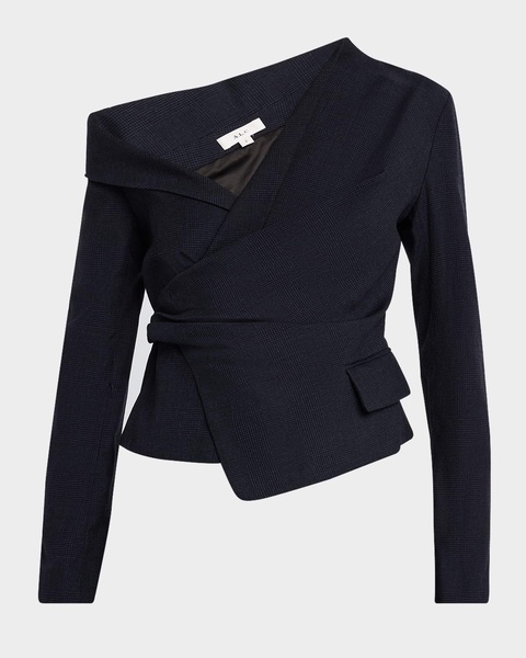 Skyla Asymmetric Long-Sleeve Top