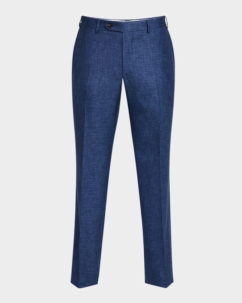 Men's Melange Wool Dress Pants