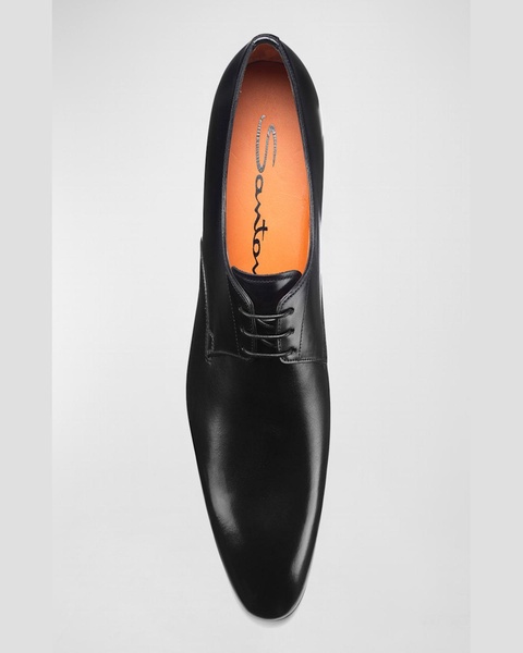 Men's Shiny Leather Dress Oxfords 