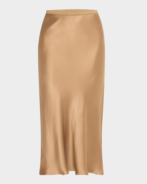 Bar Silk Slip Skirt 