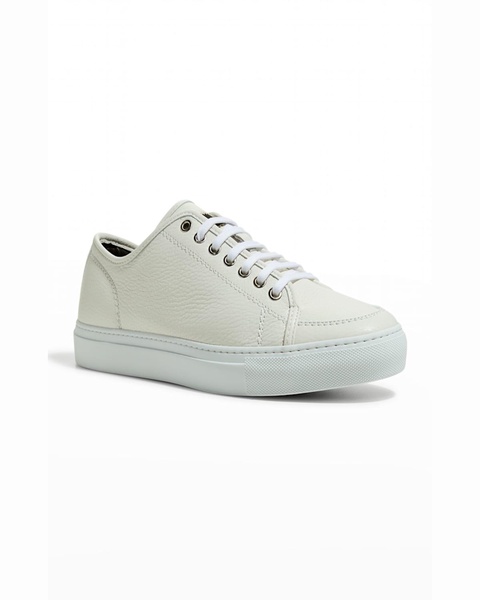 Men's Leather Low-Top Sneakers