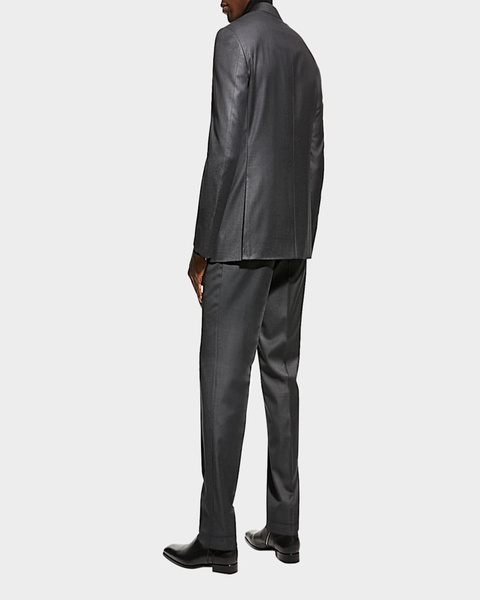 Men's Solid Wool Suit