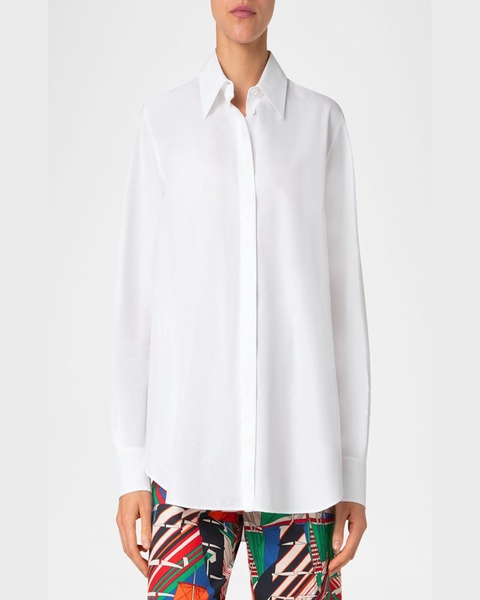 Tunic Cotton Poplin Blouse