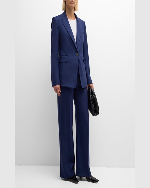 Wide-Leg Seasonless Wool Trousers
