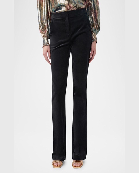 Westport Flare-Leg Velveteen Pants