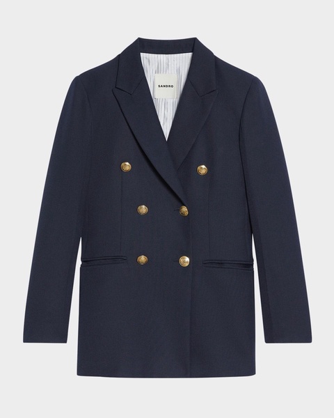 Sienne Double-Breasted Suit Jacket