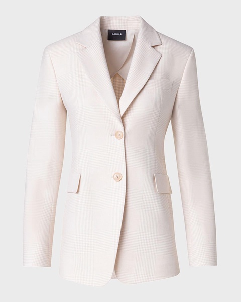 Taddeo Check Single-Breasted Jacket
