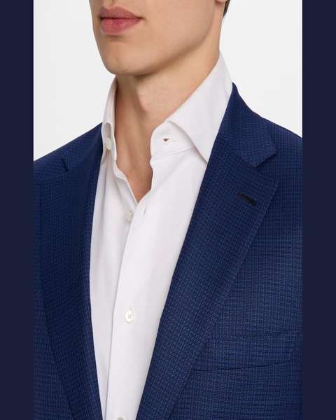 Men's Tonal Check Sport Coat