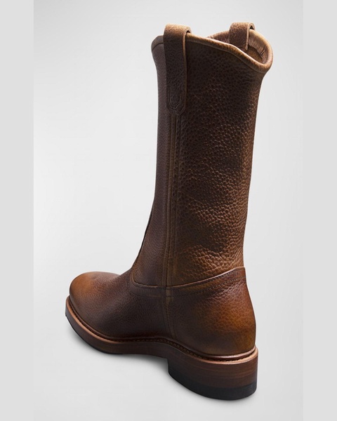 Men's Dallas Leather Western Roper Boots