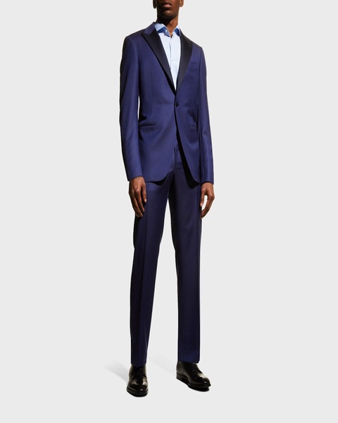 Men's Peak Lapel Two-Piece Tuxedo Suit