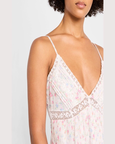 Alonna Cotton Floral Mini Dress