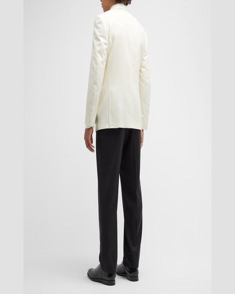 Men's Solid Wool Dinner Jacket