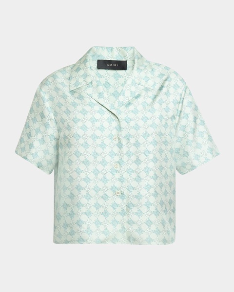 MA Quad Silk Button-Down Shirt
