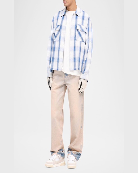 Men's Flannel Button-Down Shirt