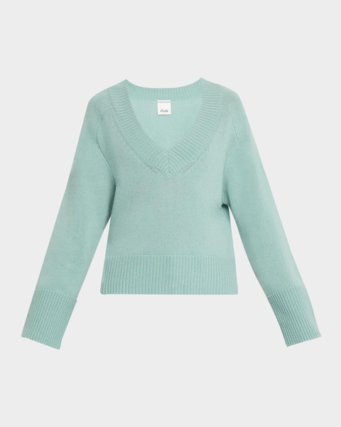 Wool-Cashmere V-Neck Pullover