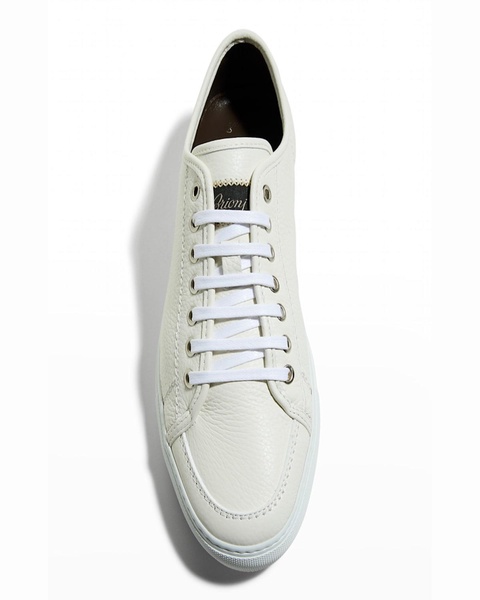 Men's Leather Low-Top Sneakers