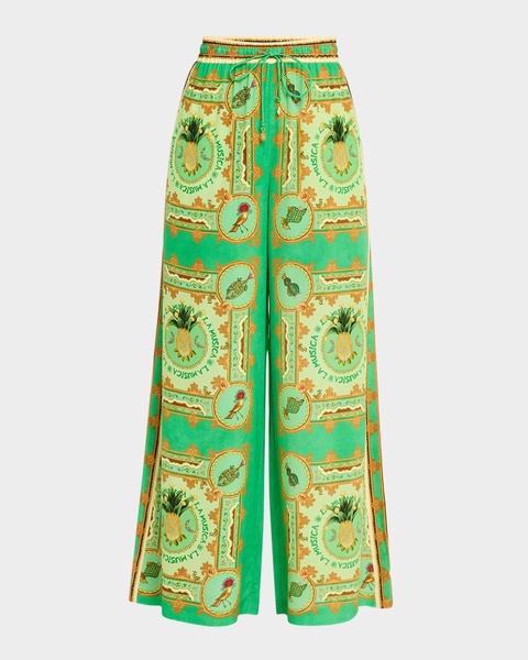 La Musica Silk Pants