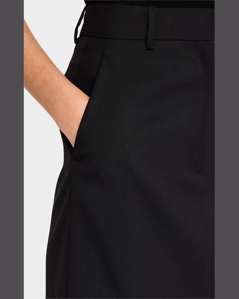 A-Line Seasonless Wool Mini Skirt