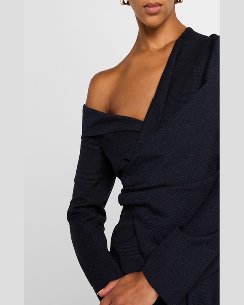 Skyla Asymmetric Long-Sleeve Top