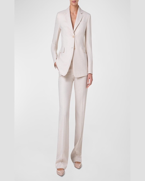 Taddeo Check Single-Breasted Jacket