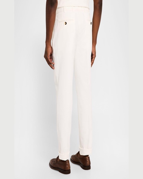 Men's Slim Flat-Front Pants