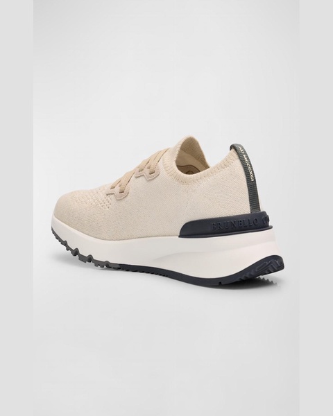Men's Melange Knit Runner Sneakers