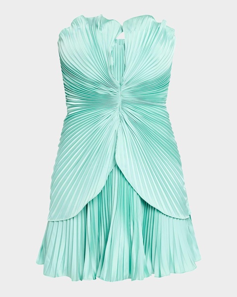 Noa Pleated Mini Dress