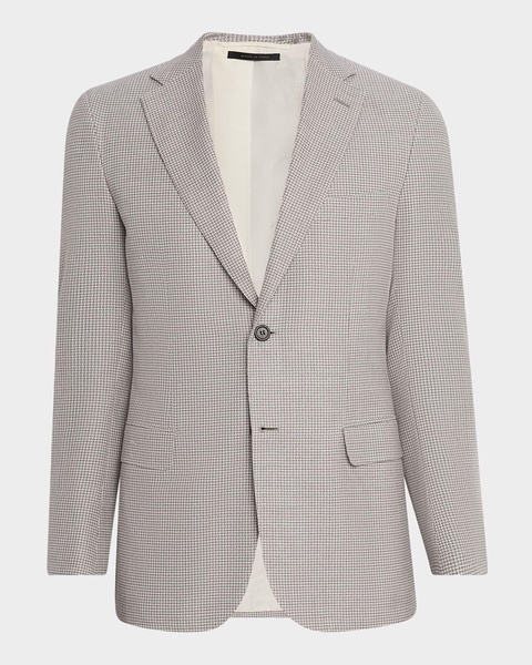 Men's Micro-Check Sport Coat