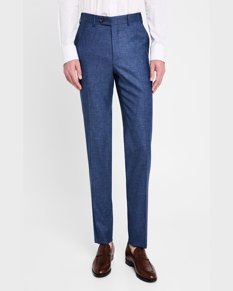 Men's Melange Wool Dress Pants