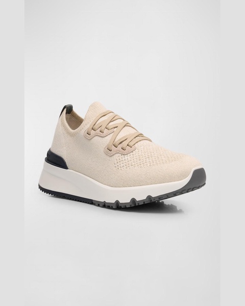 Men's Melange Knit Runner Sneakers