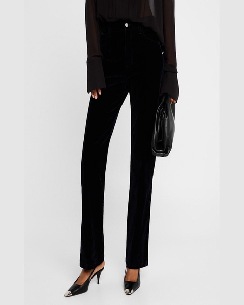 Willie Straight Velvet Pants