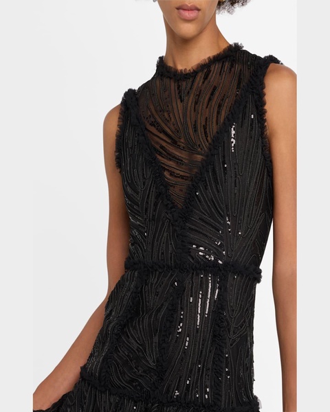 Ellis Sleeveless Lace Mini Dress