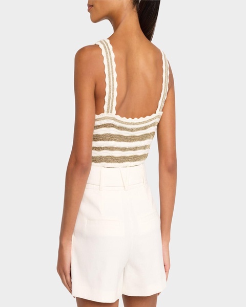 Binetto Stripe Knit Tank Top