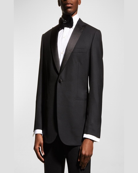 Men's Solid Wool Tuxedo