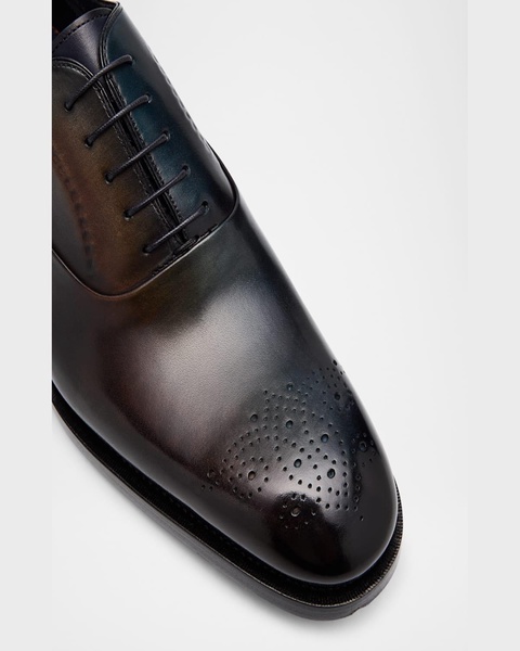 Men's Genji Brogue Leather Oxfords