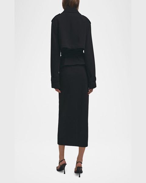 The Cropped Charles Trench Coat
